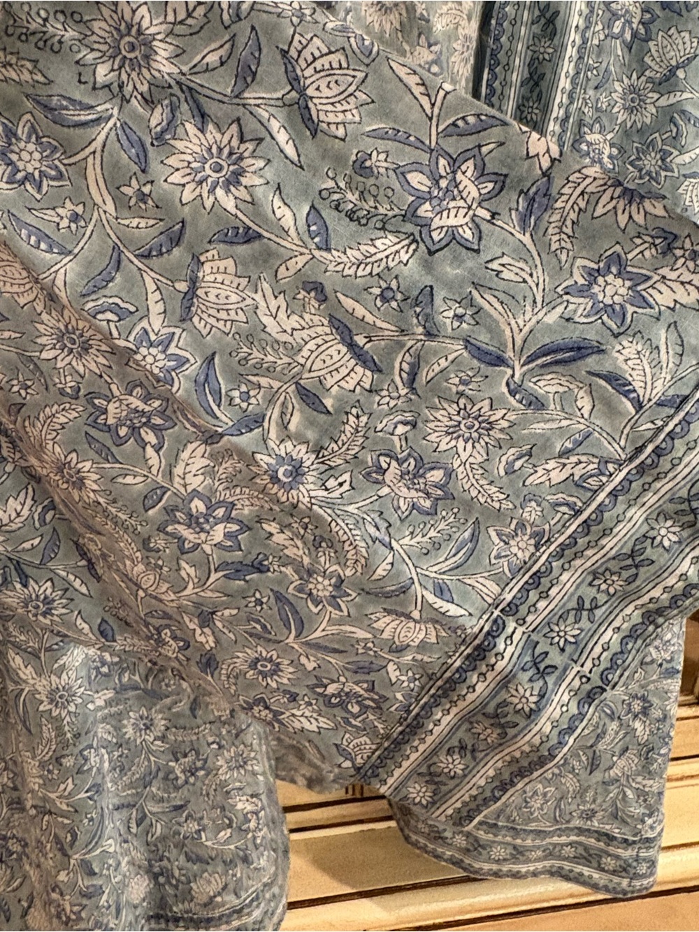 NWT J. Jill 100% Cotton Floral Kimono Style Wrap - Picture 4 of 8